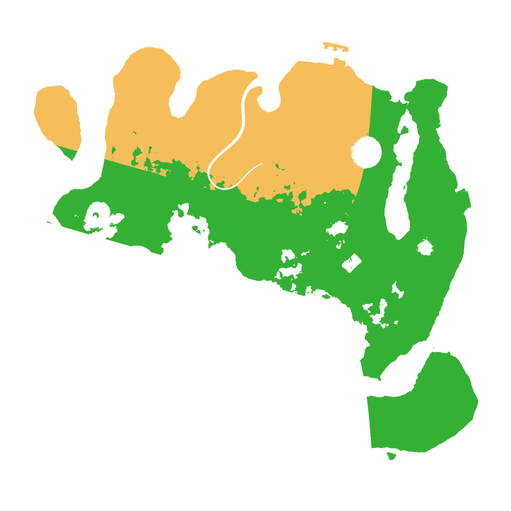 Biome Rust Map: Procedural Map, Size: 2999, Seed: 2147483647