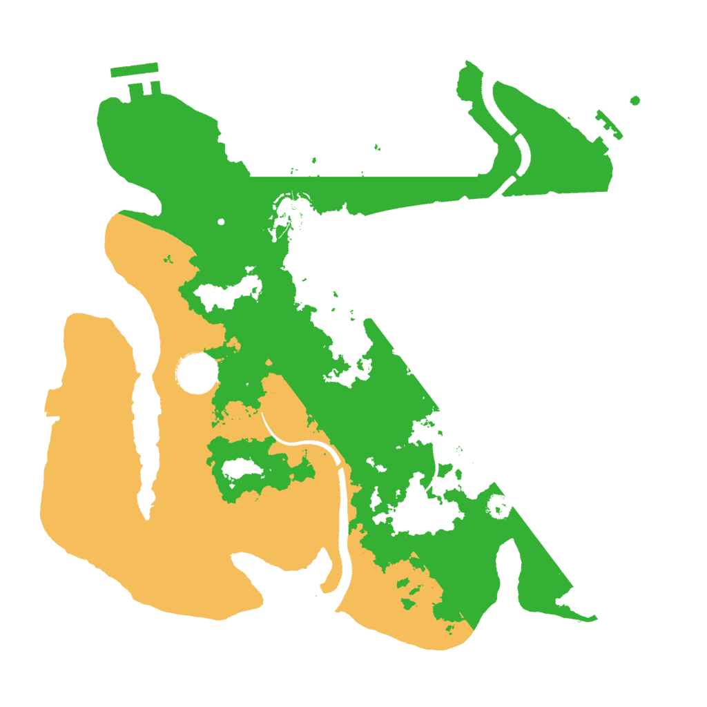 Biome Rust Map: Procedural Map, Size: 3000, Seed: 93676