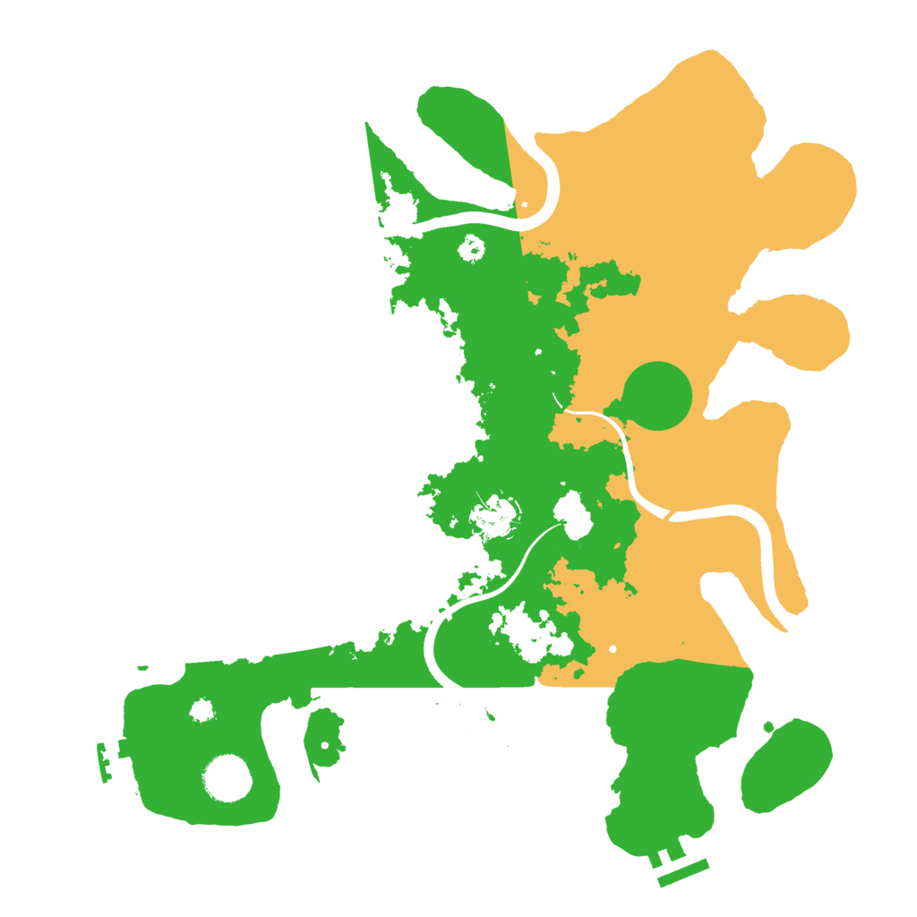 Biome Rust Map: Procedural Map, Size: 3500, Seed: 82647502