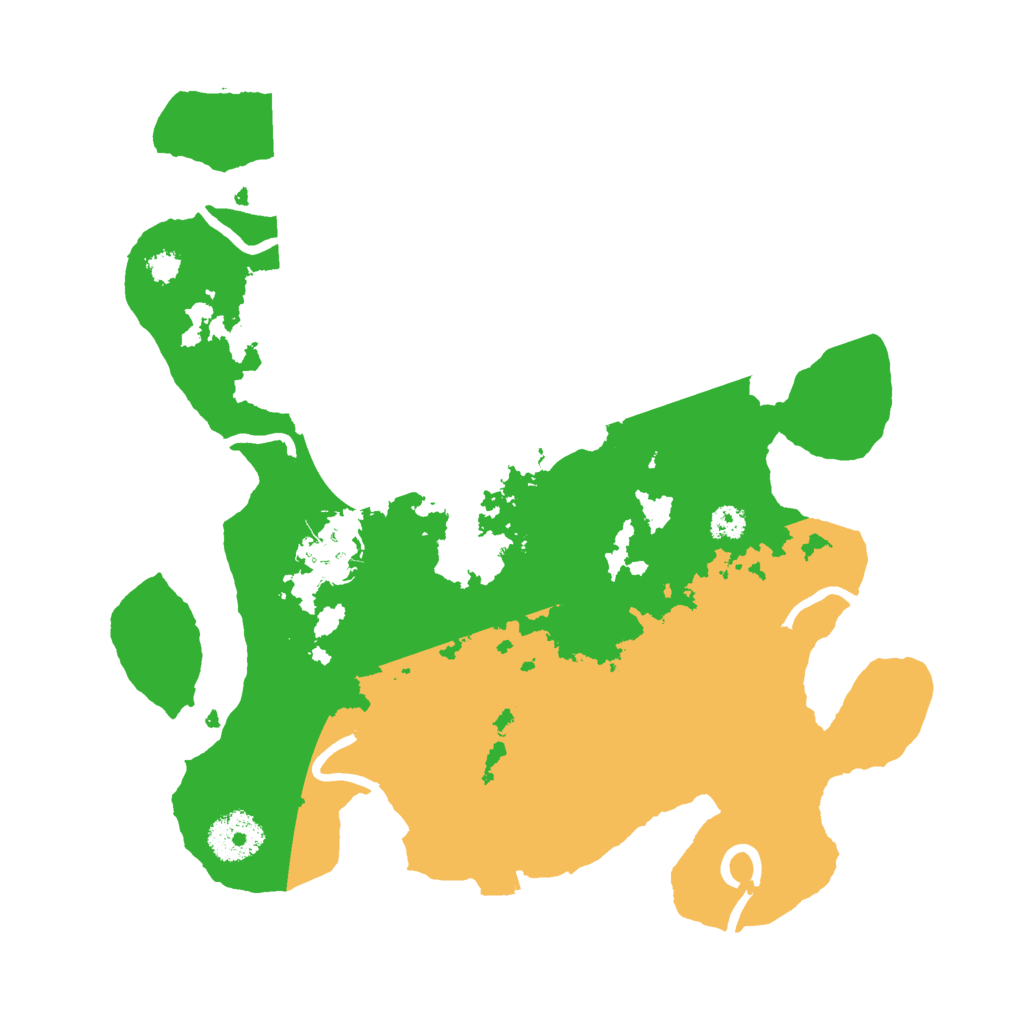 Biome Rust Map: Procedural Map, Size: 3000, Seed: 6102445