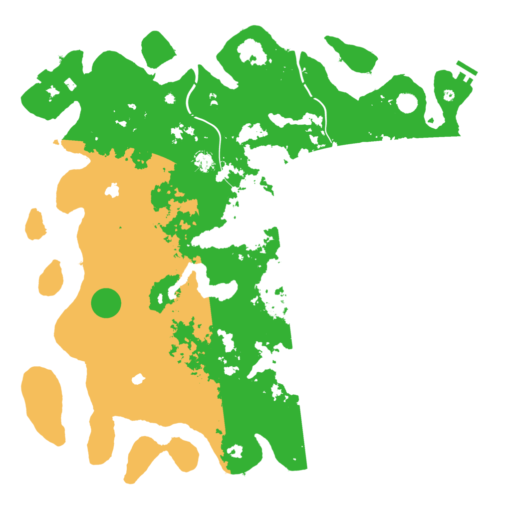 Biome Rust Map: Procedural Map, Size: 4500, Seed: 593644080