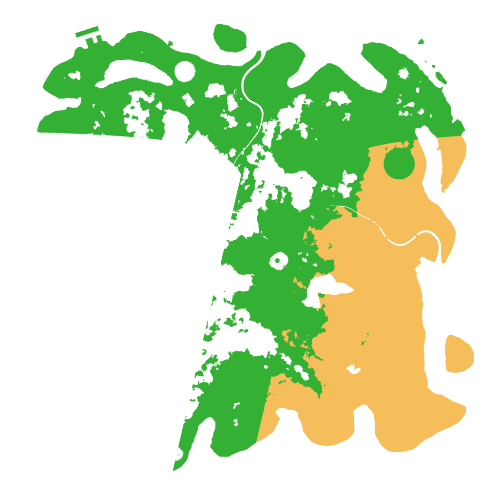 Biome Rust Map: Procedural Map, Size: 4250, Seed: 1136936588