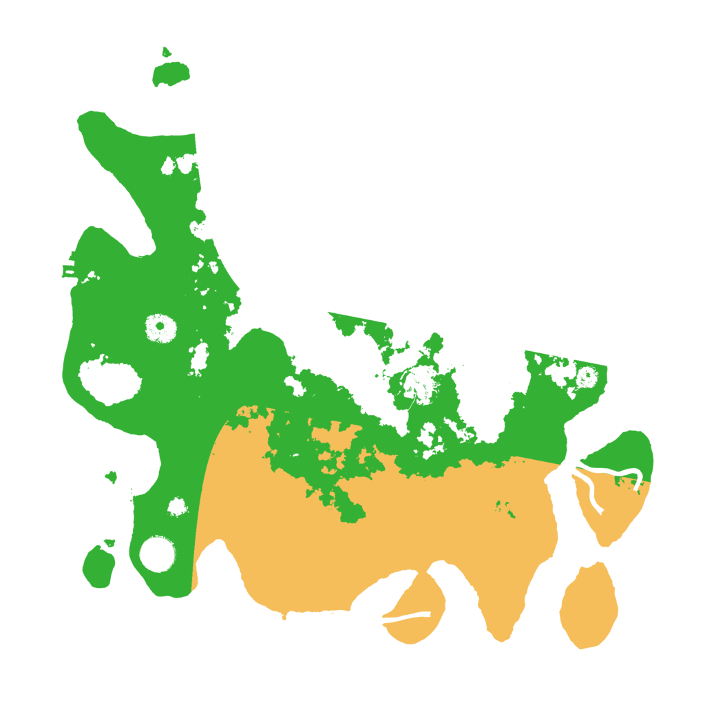 Biome Rust Map: Procedural Map, Size: 3500, Seed: 2070234484