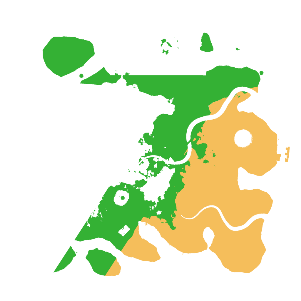 Biome Rust Map: Procedural Map, Size: 3000, Seed: 4601872