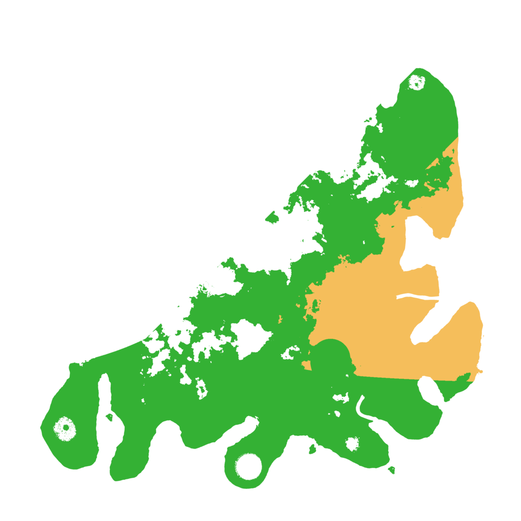 Biome Rust Map: Procedural Map, Size: 3500, Seed: 7247119