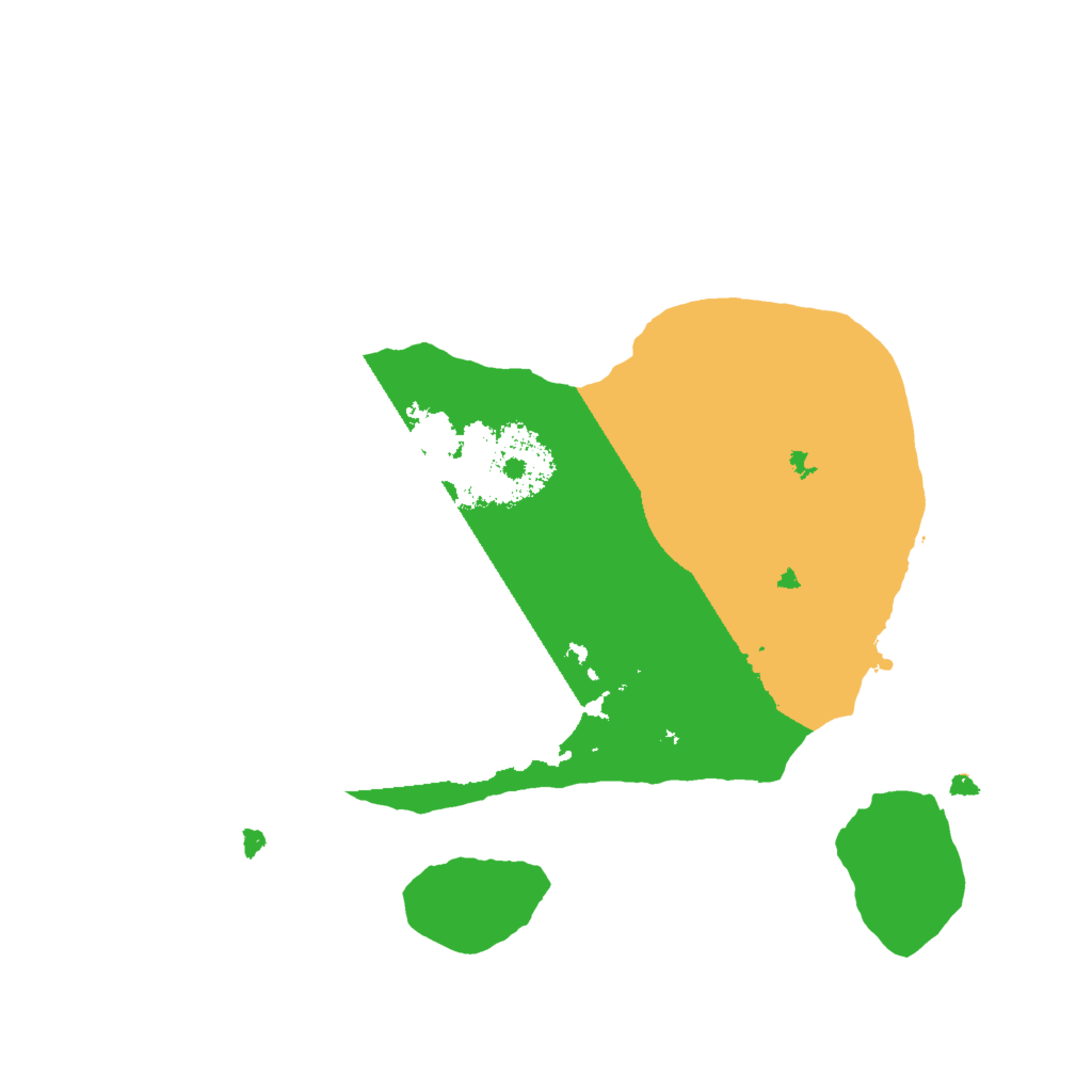 Biome Rust Map: Procedural Map, Size: 2000, Seed: 1551500816