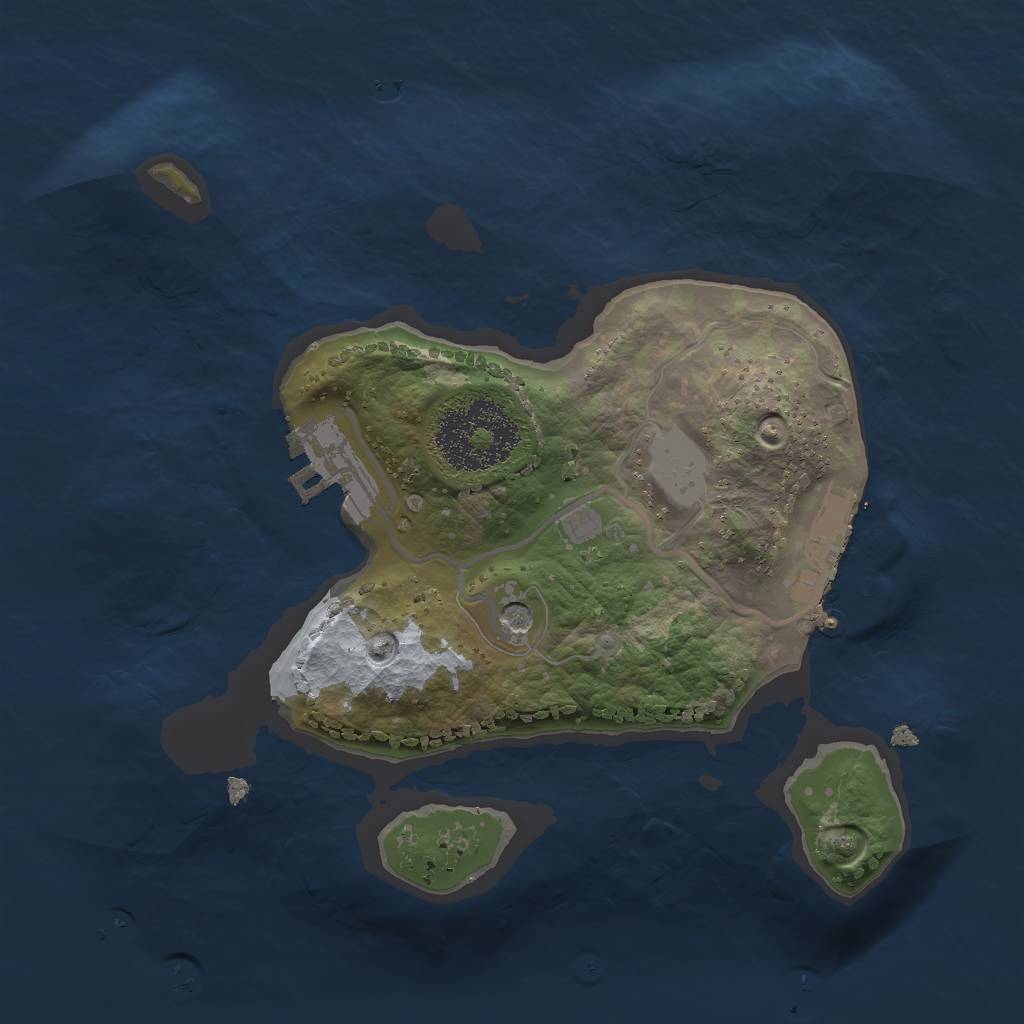 Rust Map: Procedural Map, Size: 2000, Seed: 1551500816, 8 Monuments