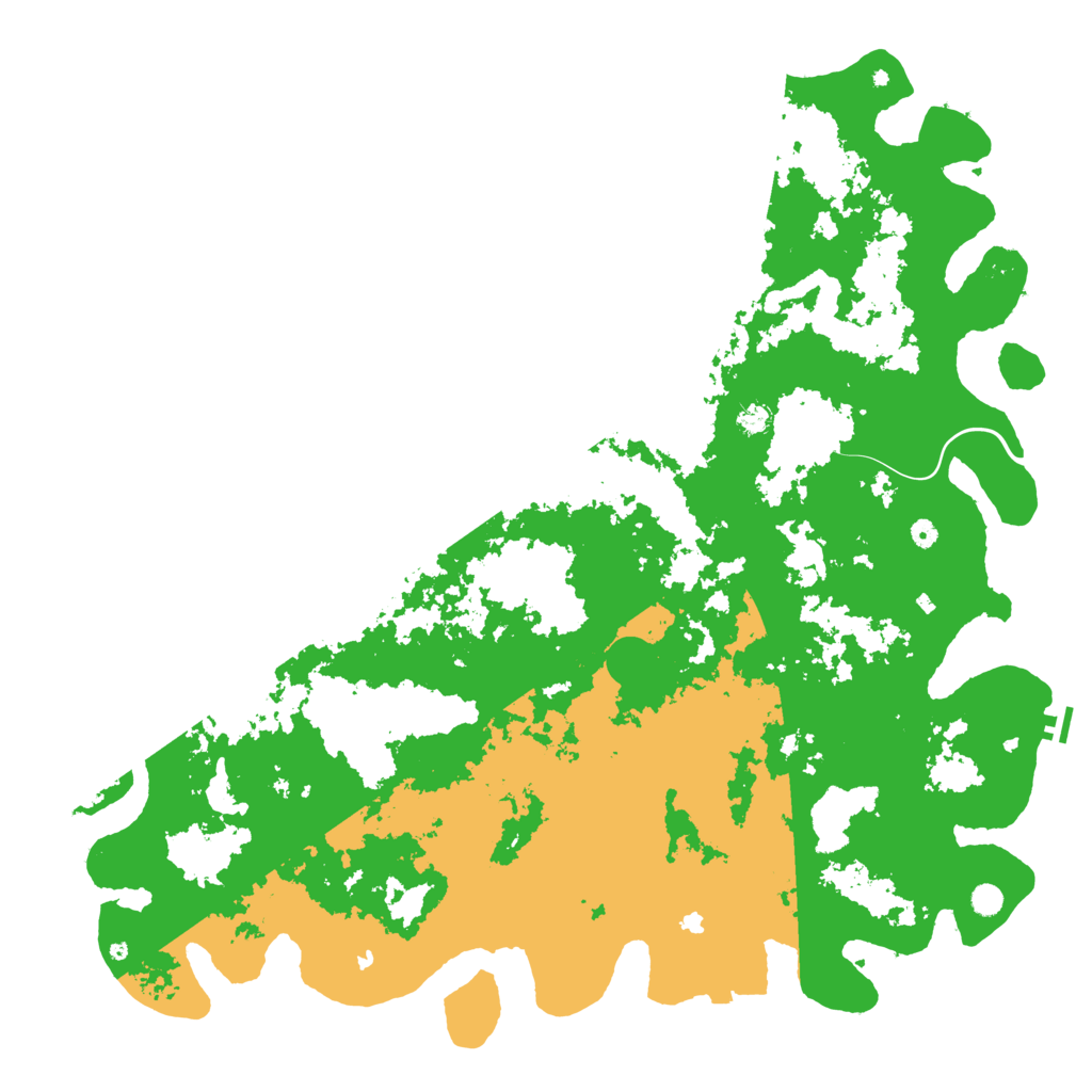 Biome Rust Map: Procedural Map, Size: 6000, Seed: 176565542