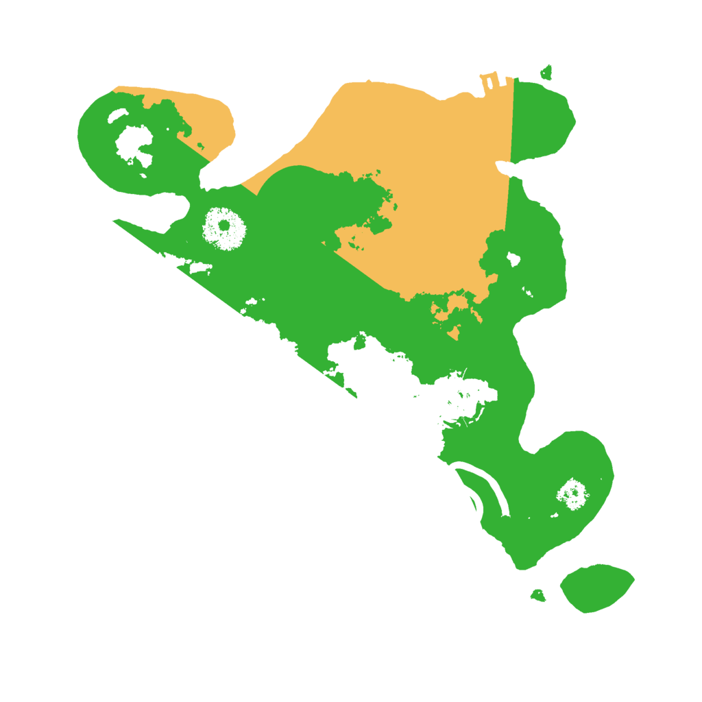 Biome Rust Map: Procedural Map, Size: 2500, Seed: 4350935