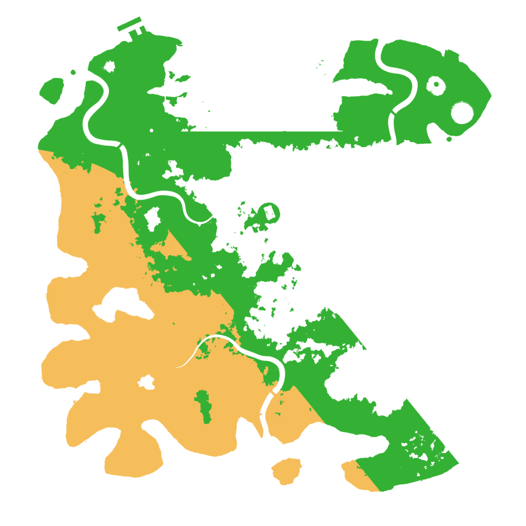 Biome Rust Map: Procedural Map, Size: 4200, Seed: 1841420401