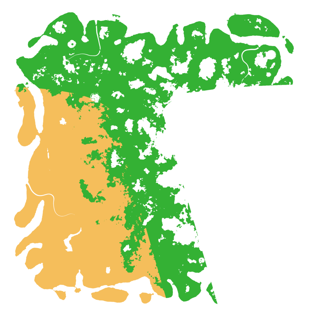 Biome Rust Map: Procedural Map, Size: 6000, Seed: 5629