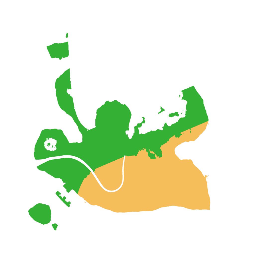 Biome Rust Map: Procedural Map, Size: 2000, Seed: 23015