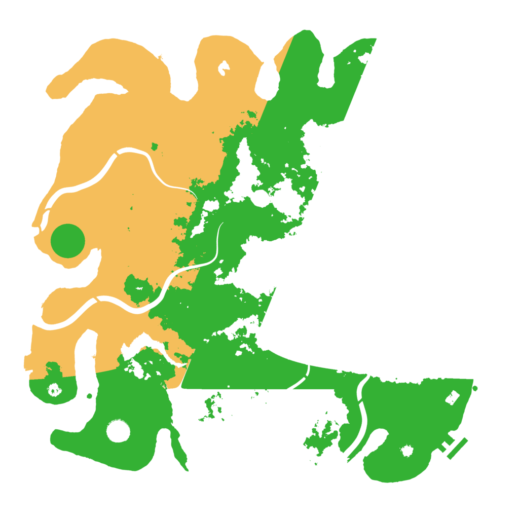 Biome Rust Map: Procedural Map, Size: 4000, Seed: 345349548