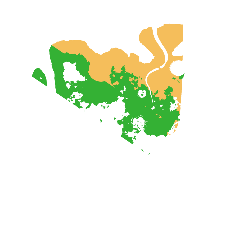 Biome Rust Map: Procedural Map, Size: 3000, Seed: 8541036