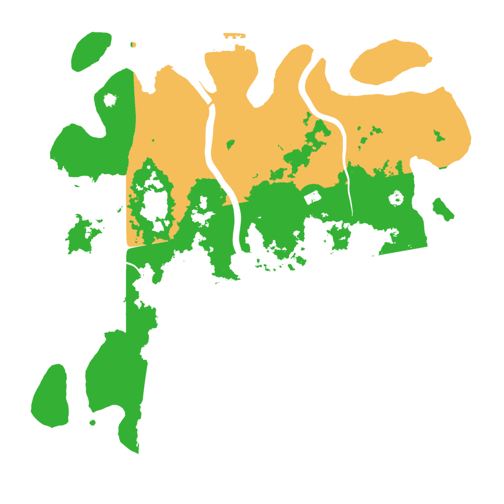 Biome Rust Map: Procedural Map, Size: 3500, Seed: 87477826