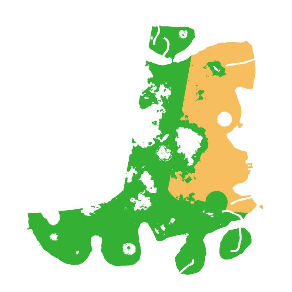 Biome Rust Map: Procedural Map, Size: 3500, Seed: 23638839