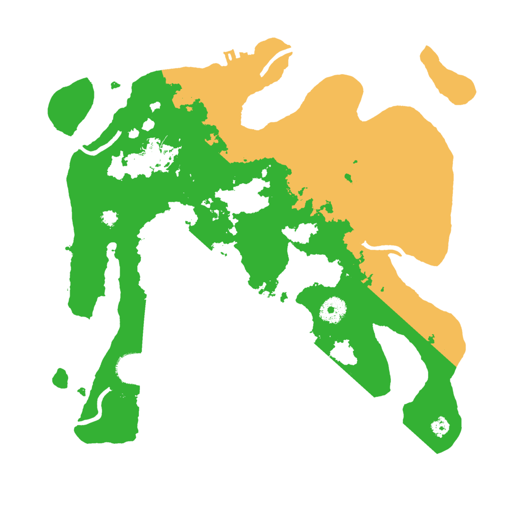 Biome Rust Map: Procedural Map, Size: 3000, Seed: 4214