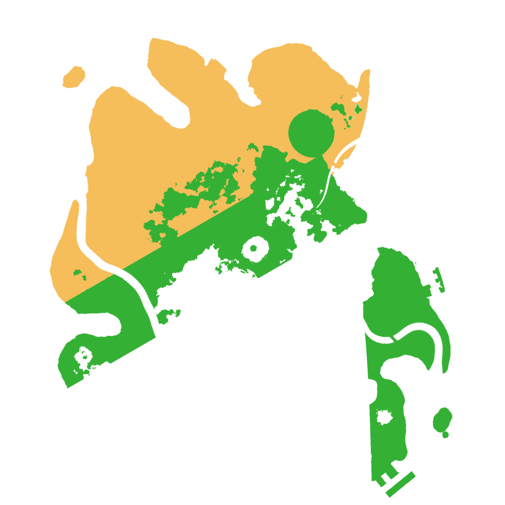 Biome Rust Map: Procedural Map, Size: 3000, Seed: 4706193