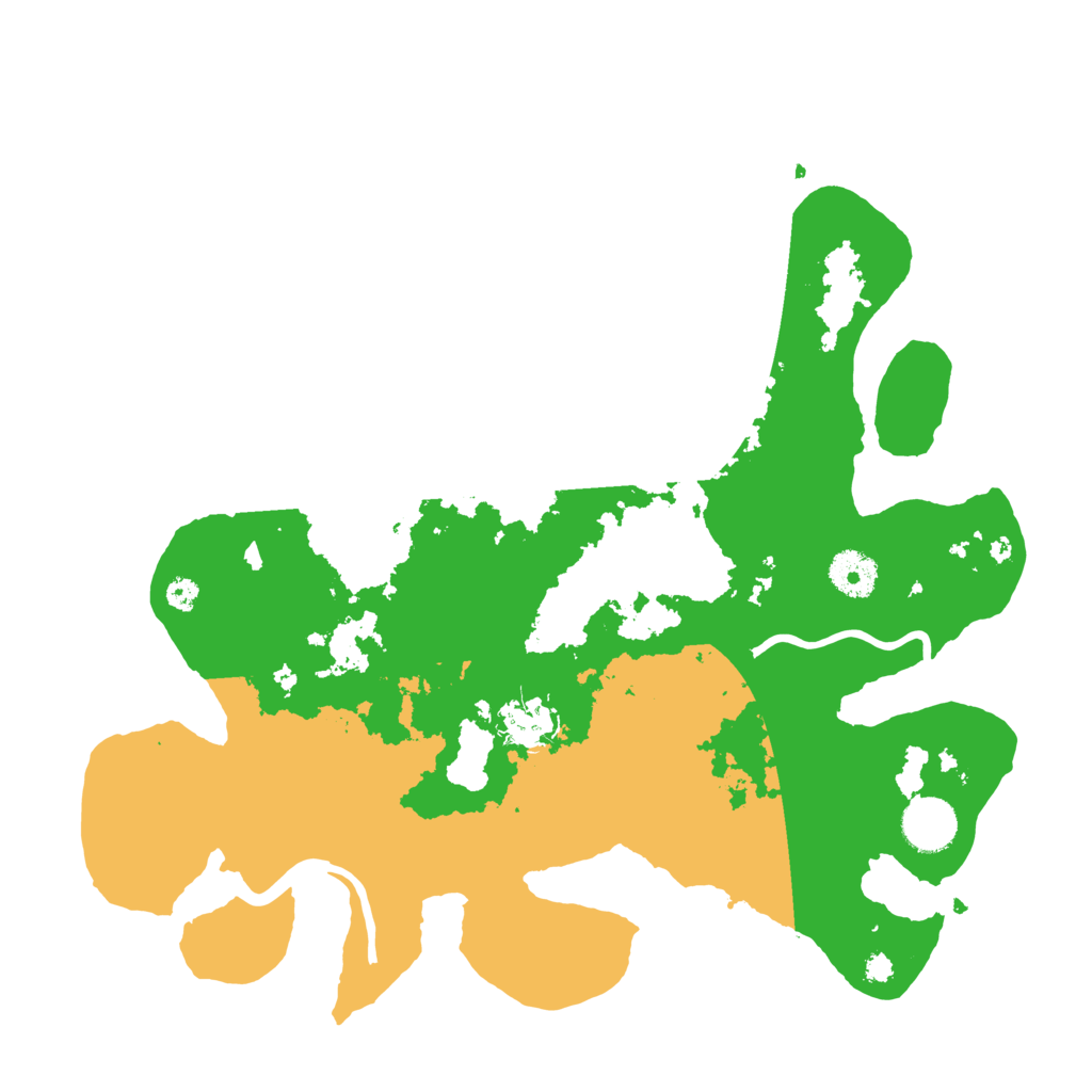 Biome Rust Map: Procedural Map, Size: 3500, Seed: 75409710