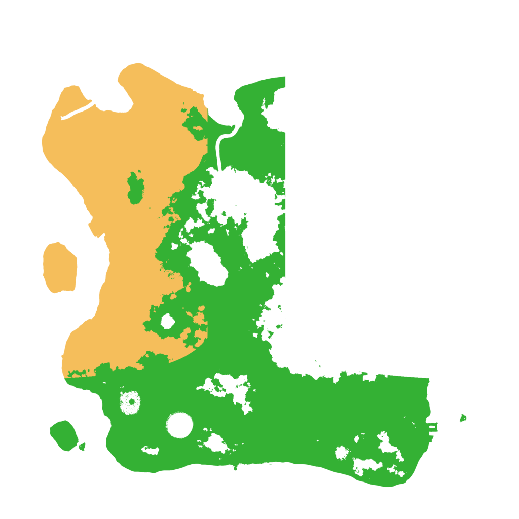 Biome Rust Map: Procedural Map, Size: 3500, Seed: 843711651