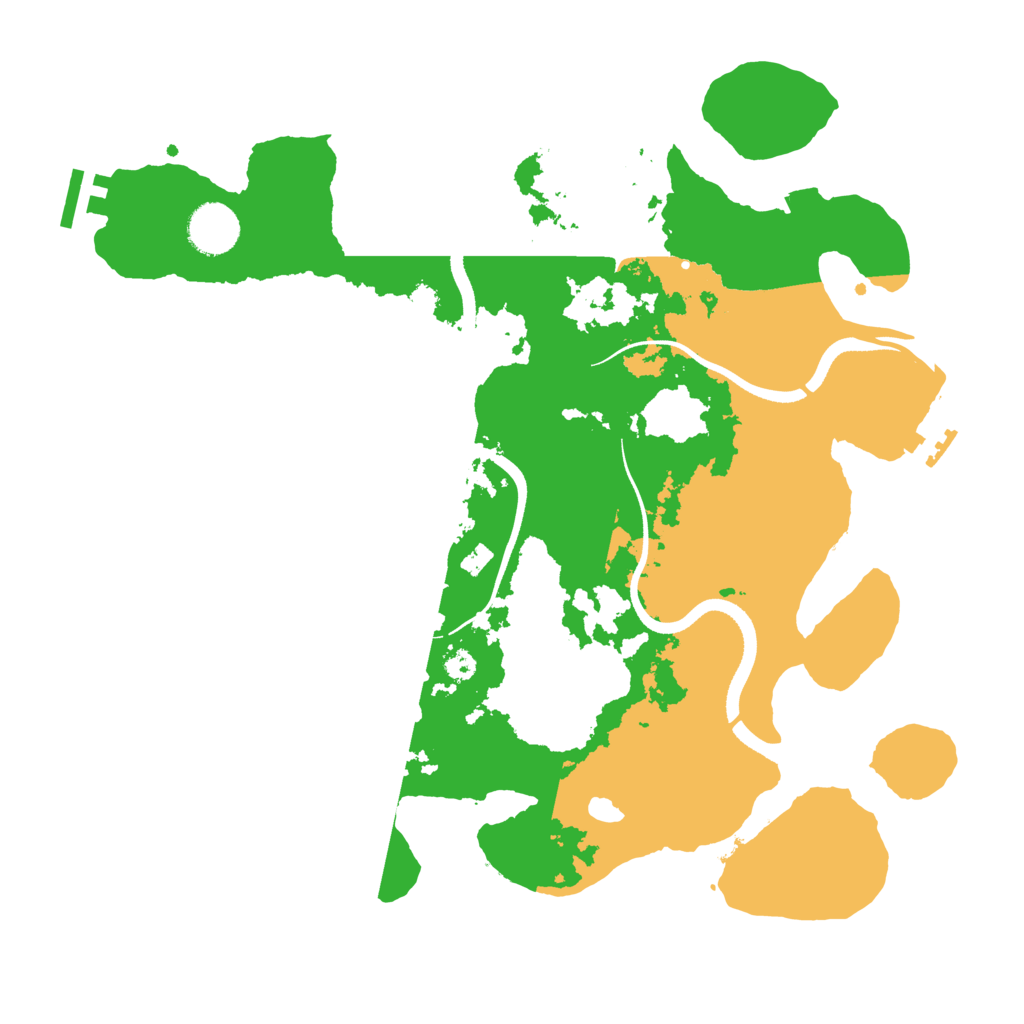 Biome Rust Map: Procedural Map, Size: 3500, Seed: 27043912