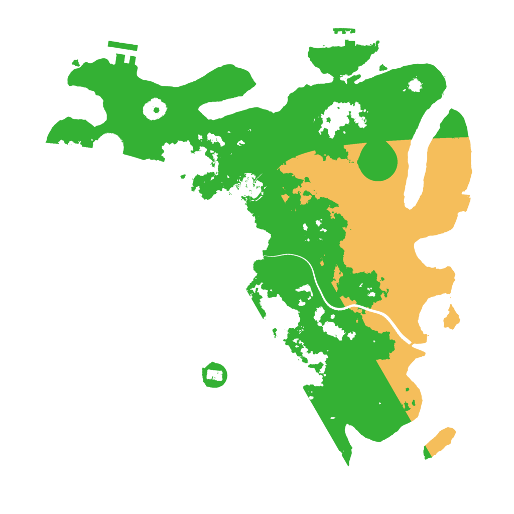 Biome Rust Map: Procedural Map, Size: 3500, Seed: 221191994