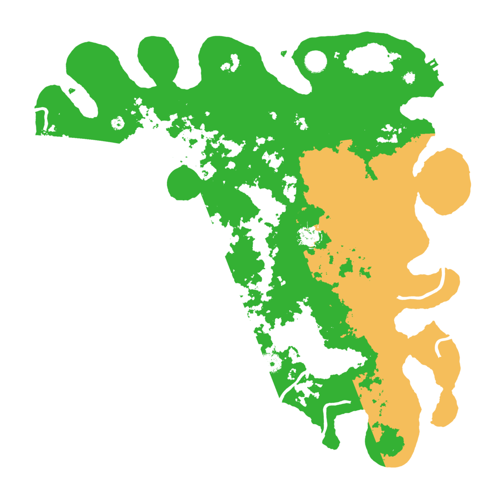 Biome Rust Map: Procedural Map, Size: 3950, Seed: 28817455