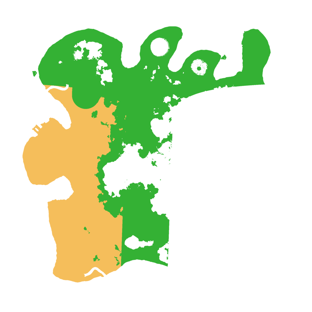 Biome Rust Map: Procedural Map, Size: 3000, Seed: 1614221377