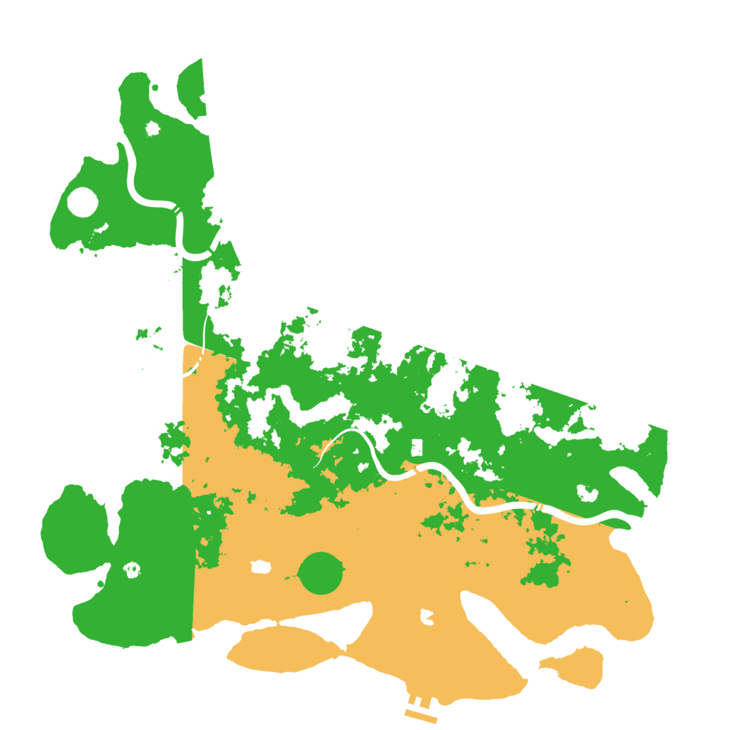 Biome Rust Map: Procedural Map, Size: 4500, Seed: 814621599