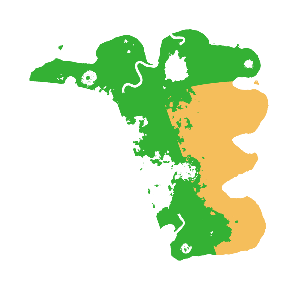 Biome Rust Map: Procedural Map, Size: 3000, Seed: 622771759