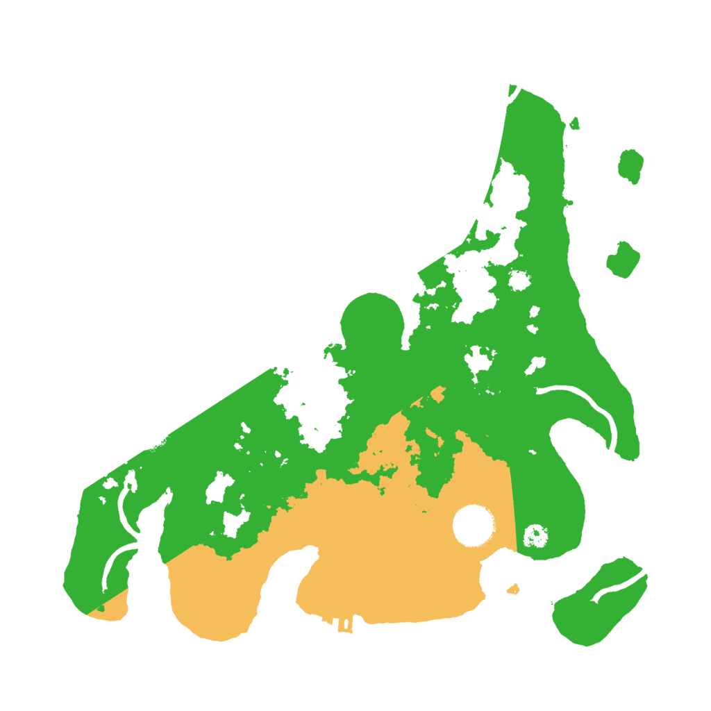 Biome Rust Map: Procedural Map, Size: 3000, Seed: 26563