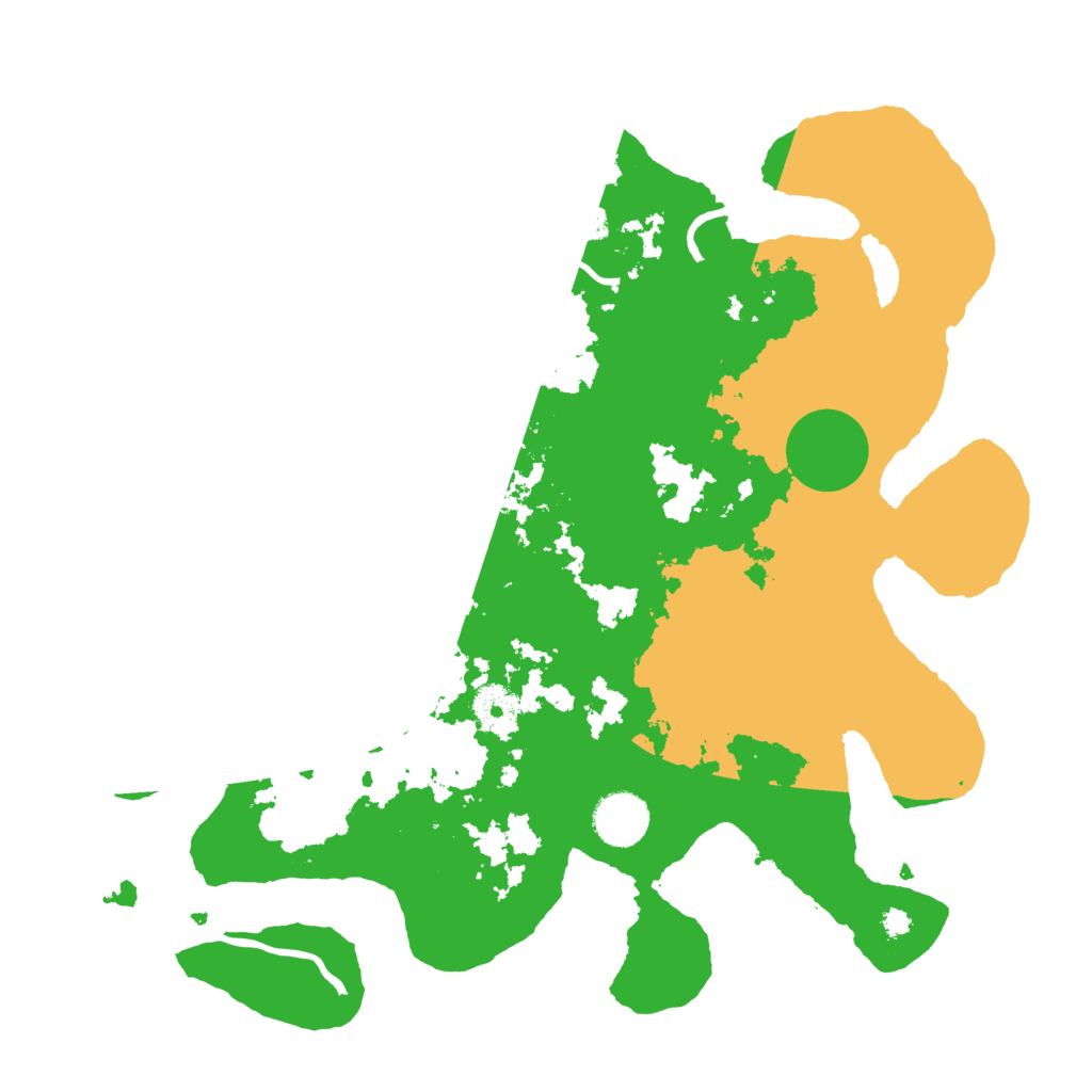 Biome Rust Map: Procedural Map, Size: 3500, Seed: 647643585