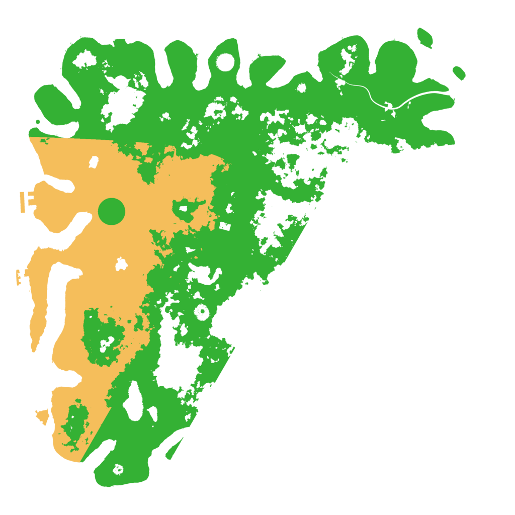 Biome Rust Map: Procedural Map, Size: 5000, Seed: 24485239