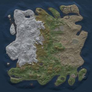 Thumbnail Rust Map: Procedural Map, Size: 4250, Seed: 998019, 17 Monuments