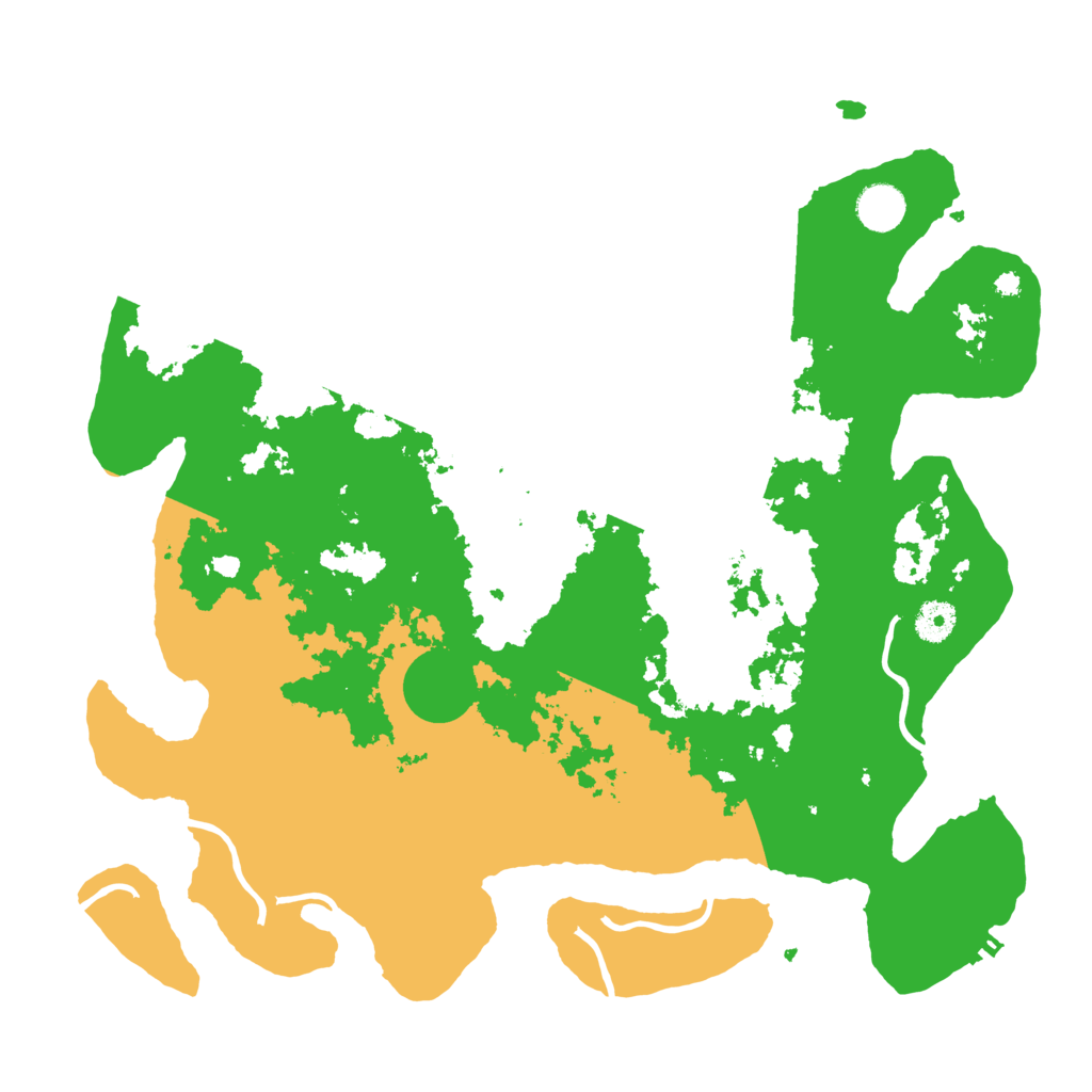 Biome Rust Map: Procedural Map, Size: 4000, Seed: 22332