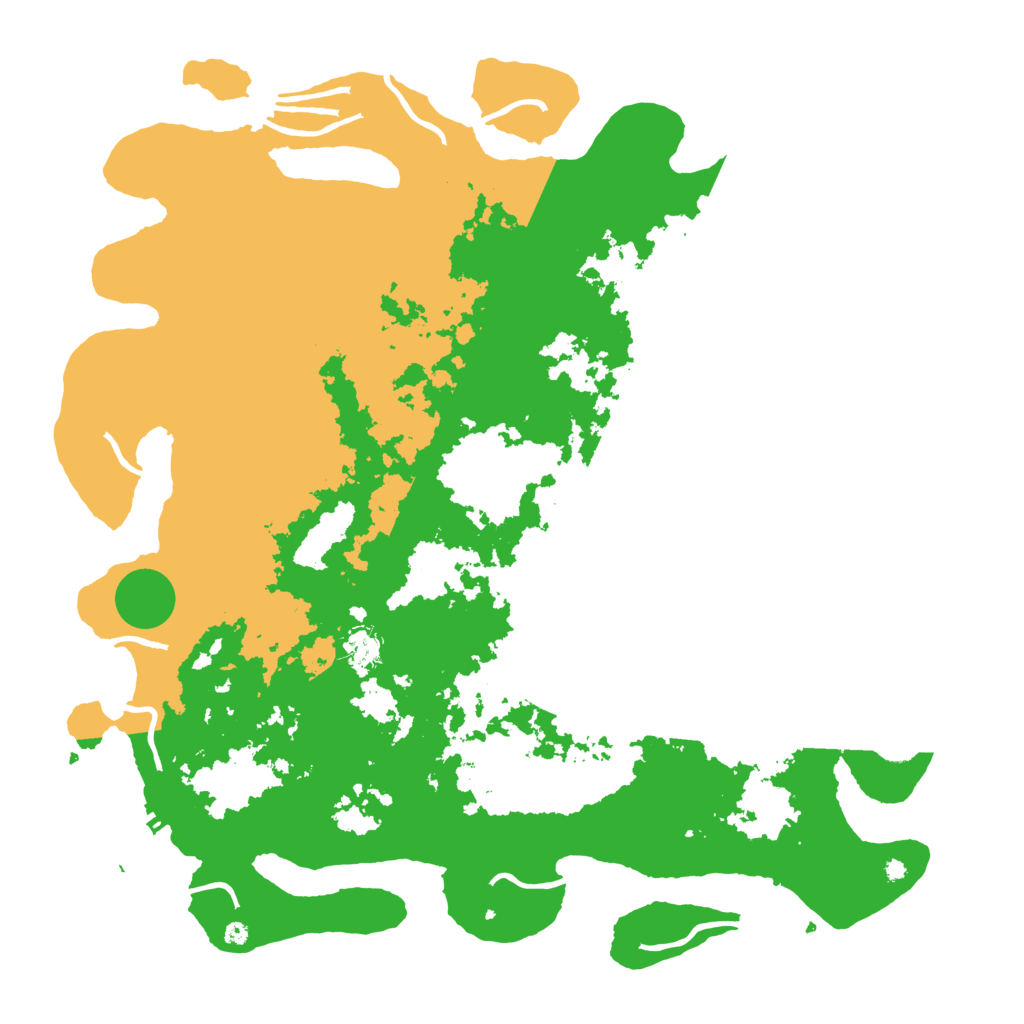 Biome Rust Map: Procedural Map, Size: 4500, Seed: 595955