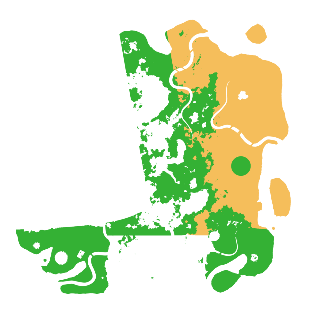 Biome Rust Map: Procedural Map, Size: 4250, Seed: 625108858