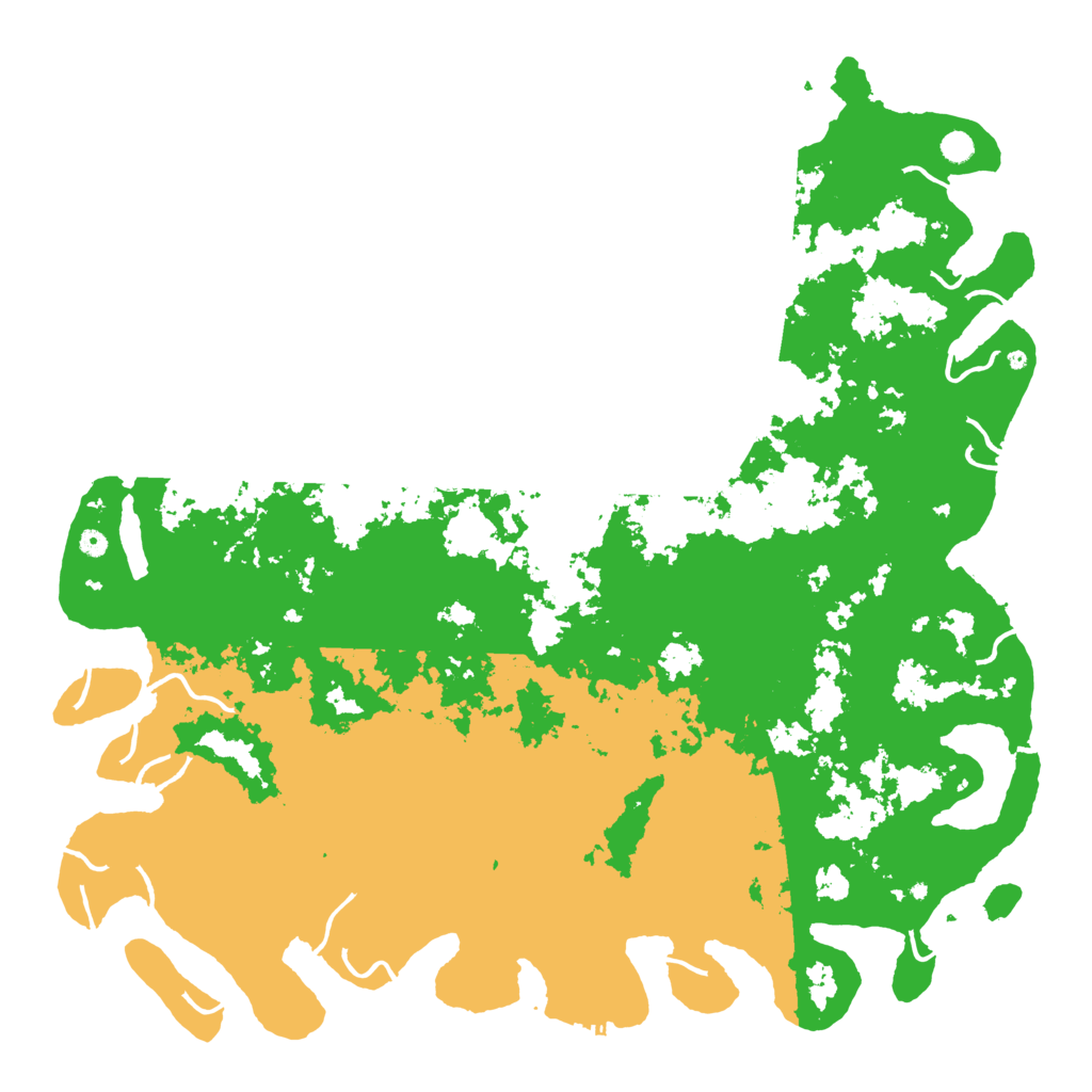 Biome Rust Map: Procedural Map, Size: 6000, Seed: 2281337