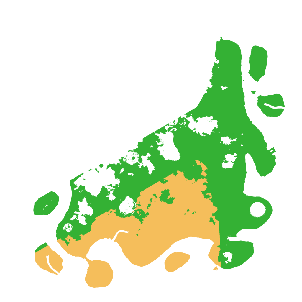 Biome Rust Map: Procedural Map, Size: 3500, Seed: 370440950