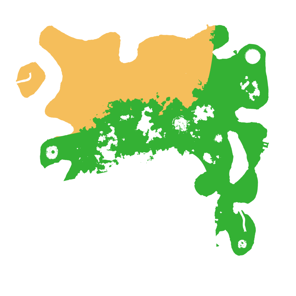 Biome Rust Map: Procedural Map, Size: 3500, Seed: 34870887
