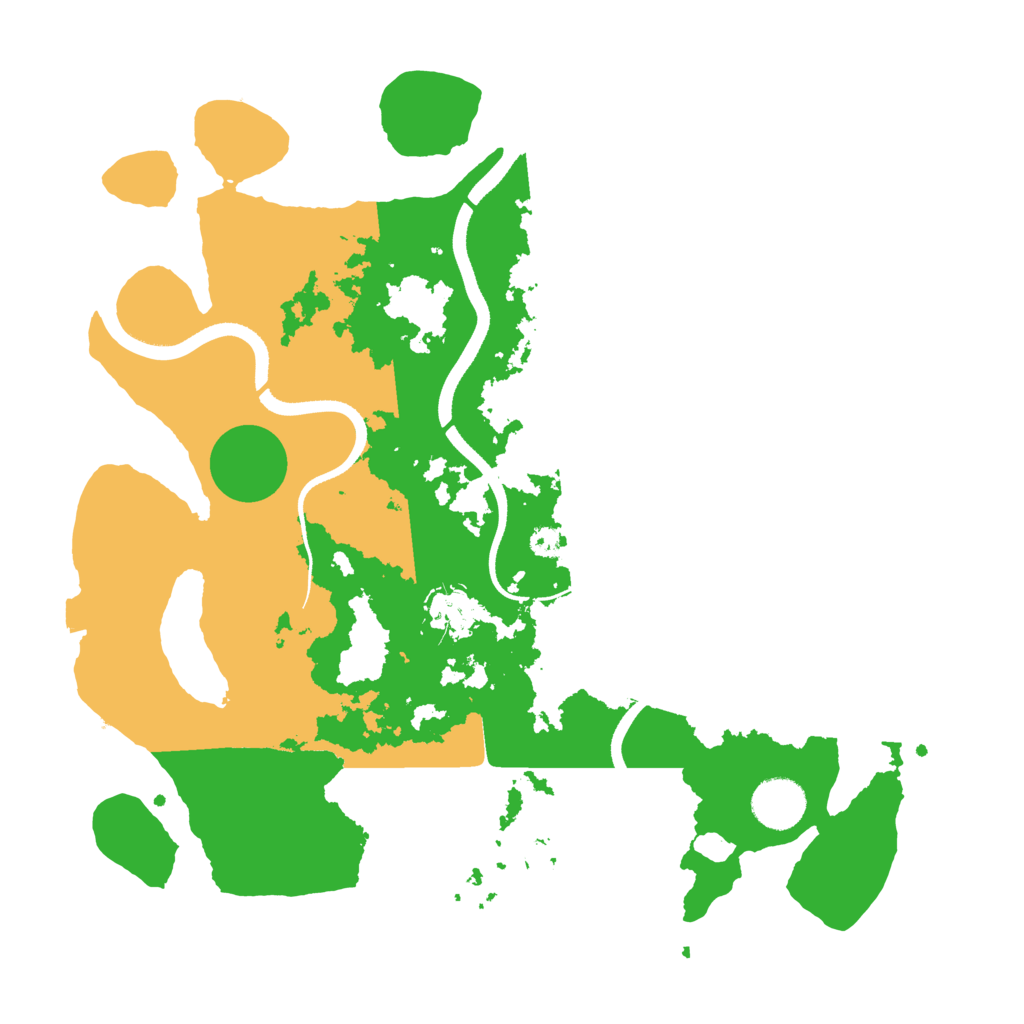 Biome Rust Map: Procedural Map, Size: 3500, Seed: 997868353