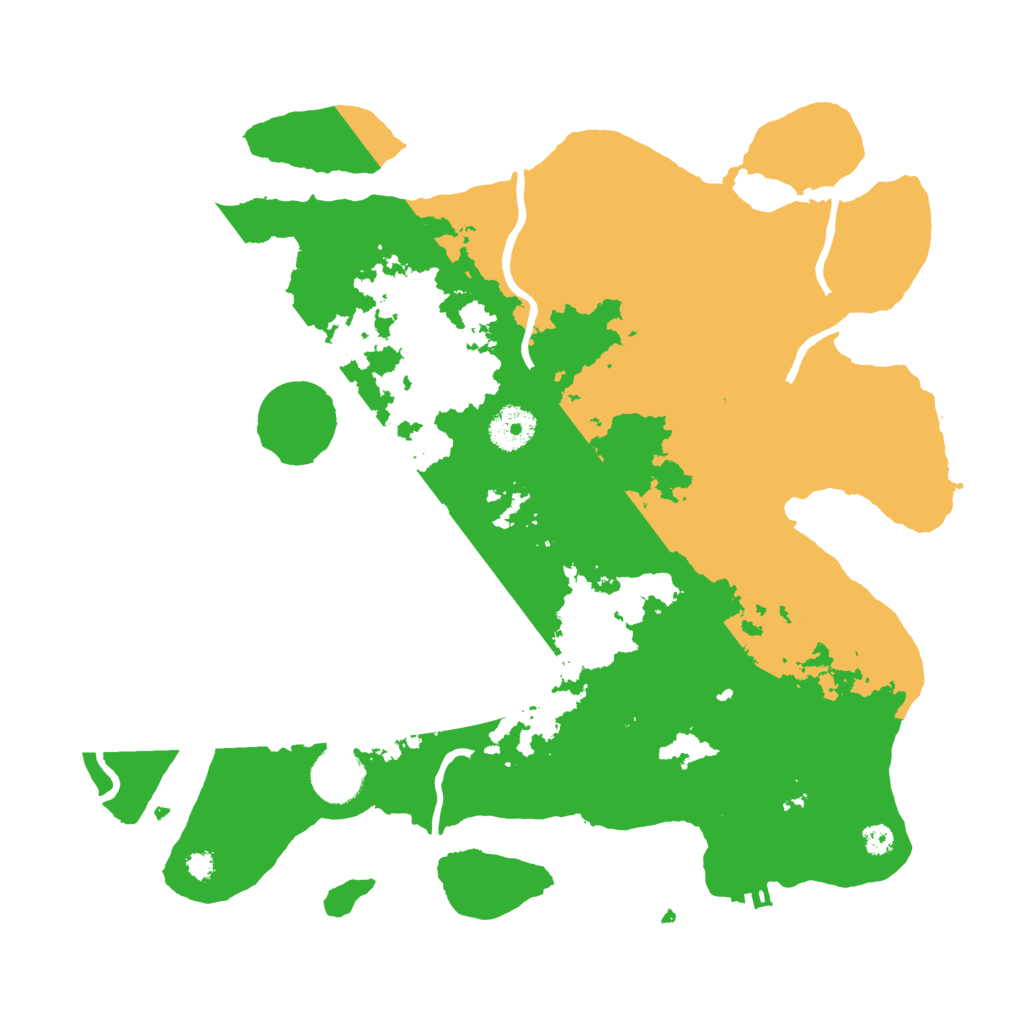 Biome Rust Map: Procedural Map, Size: 3450, Seed: 83771614