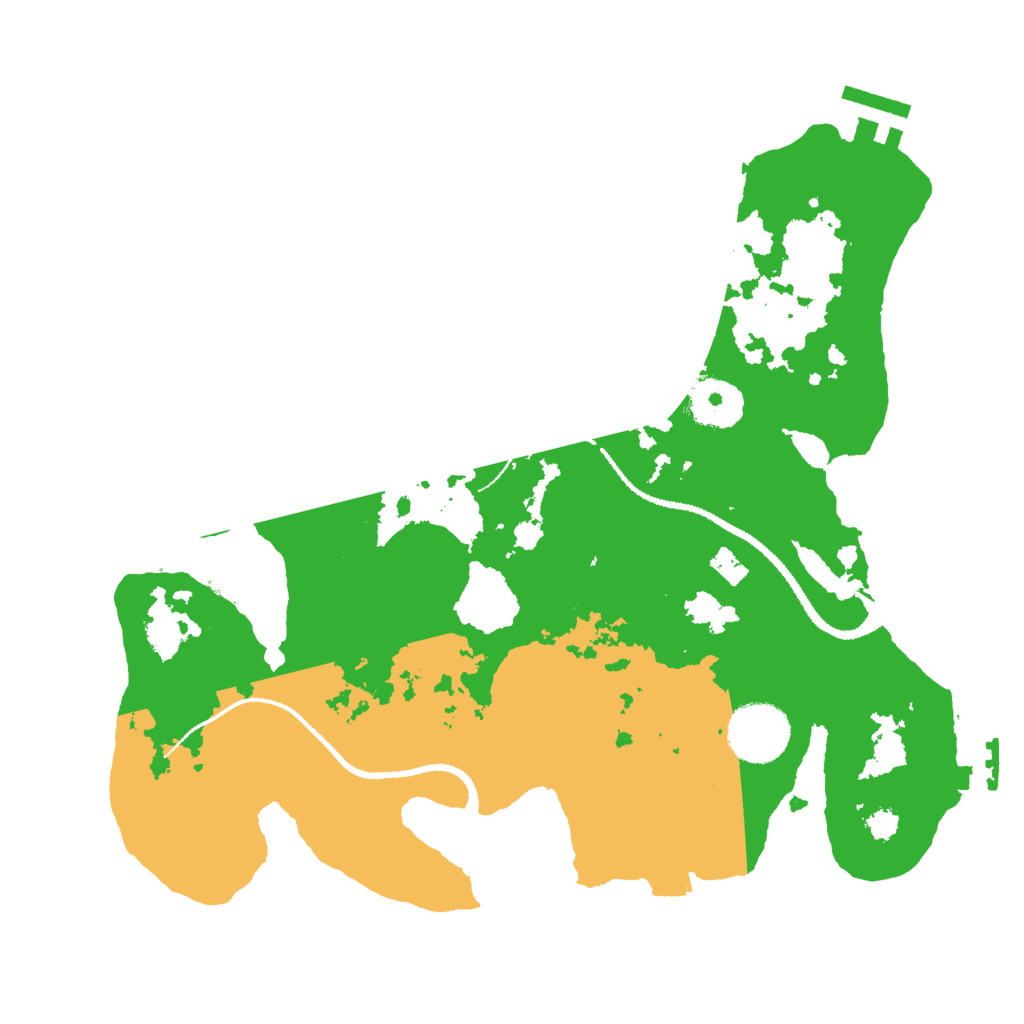 Biome Rust Map: Procedural Map, Size: 3000, Seed: 859126