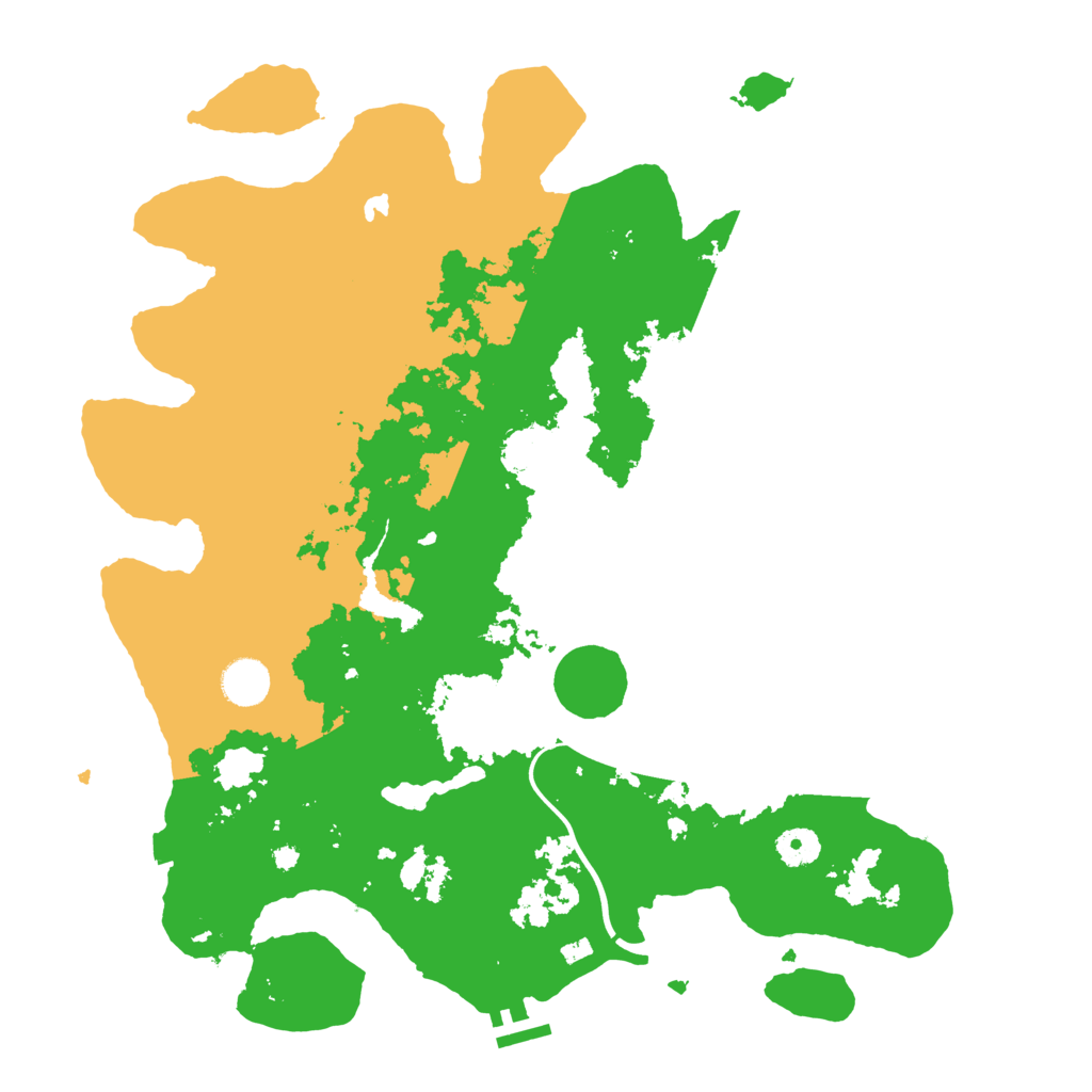 Biome Rust Map: Procedural Map, Size: 4000, Seed: 789544