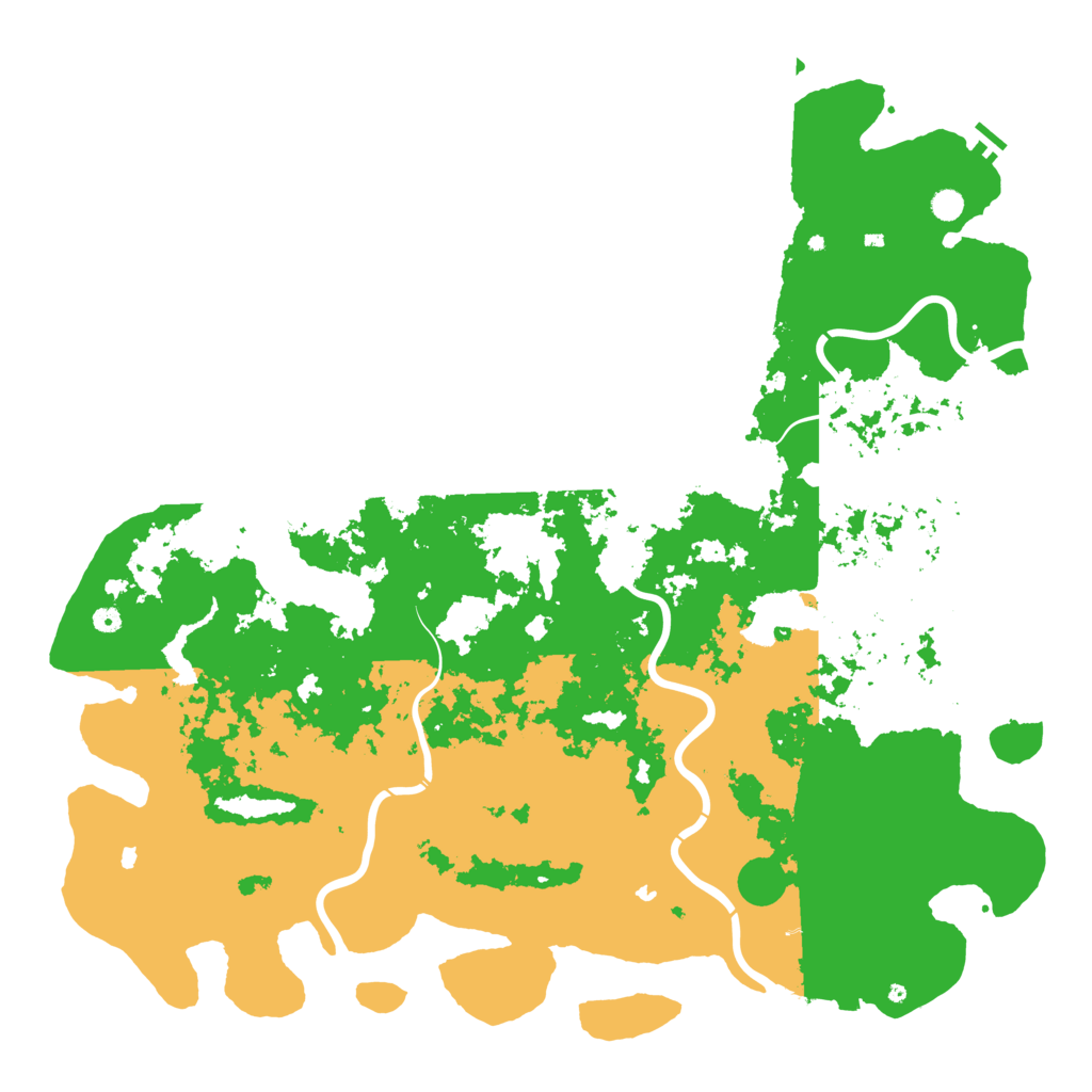 Biome Rust Map: Procedural Map, Size: 6000, Seed: 748787331