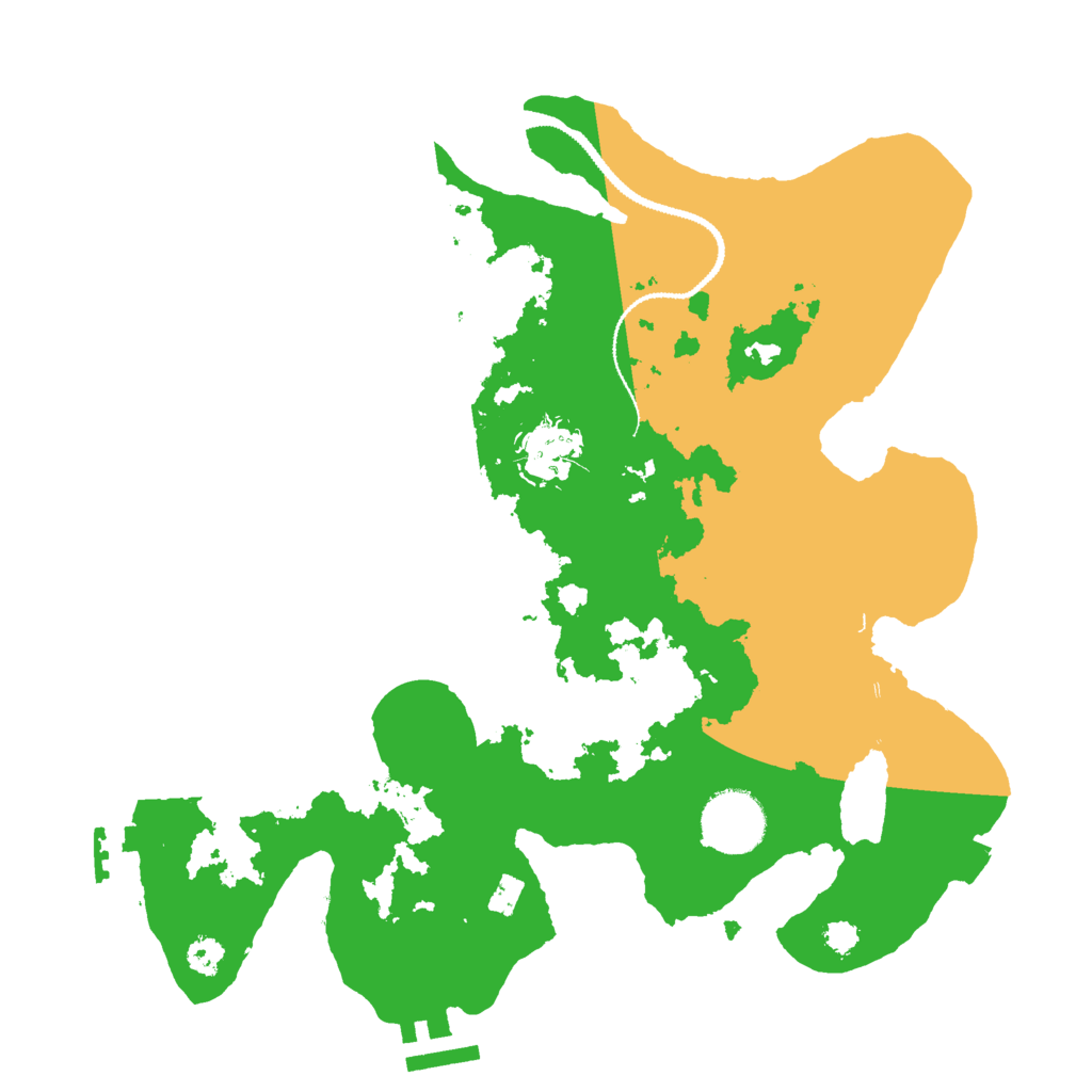 Biome Rust Map: Procedural Map, Size: 3000, Seed: 318484342
