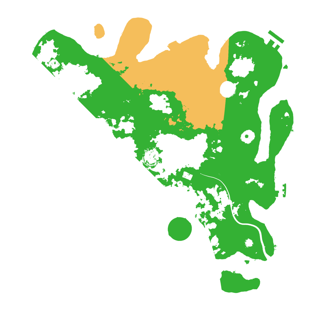 Biome Rust Map: Procedural Map, Size: 3500, Seed: 1334705906