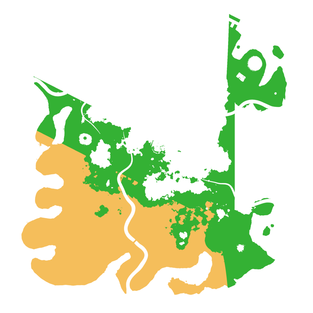 Biome Rust Map: Procedural Map, Size: 3800, Seed: 240