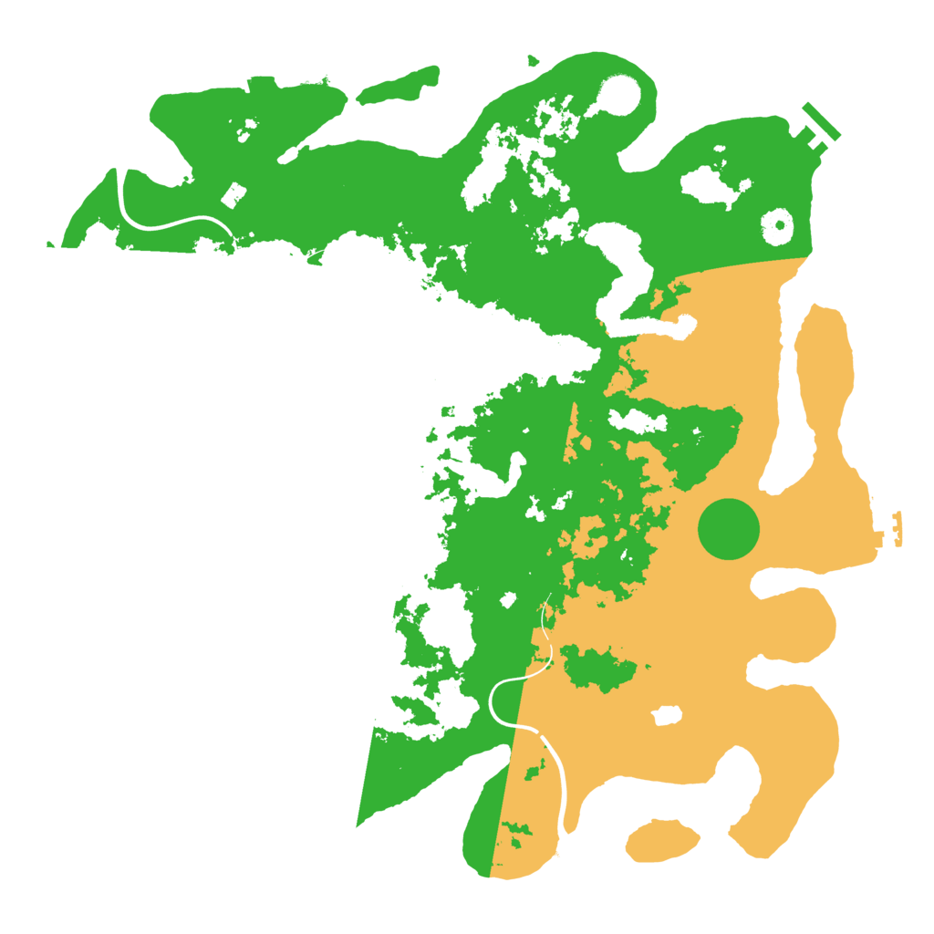 Biome Rust Map: Procedural Map, Size: 4000, Seed: 1789