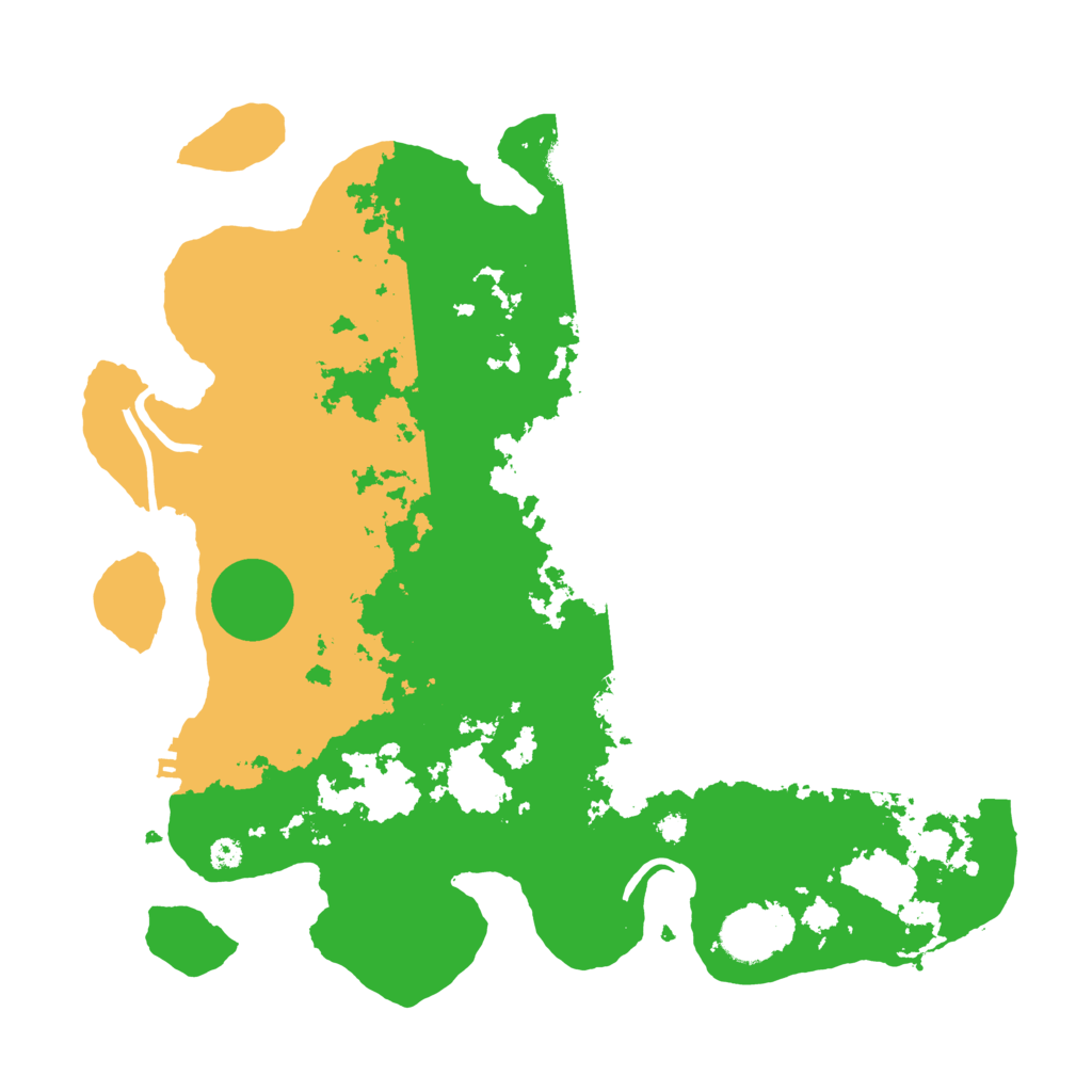 Biome Rust Map: Procedural Map, Size: 3500, Seed: 64458465